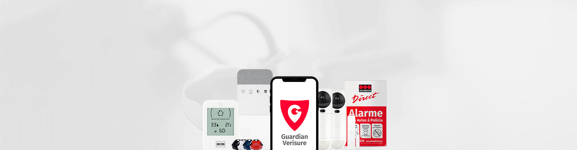 Kit Securitas Direct e o localizador de pessoas Guardian Verisure Kit Securitas Direct e o localizador de pessoas Guardian Verisure