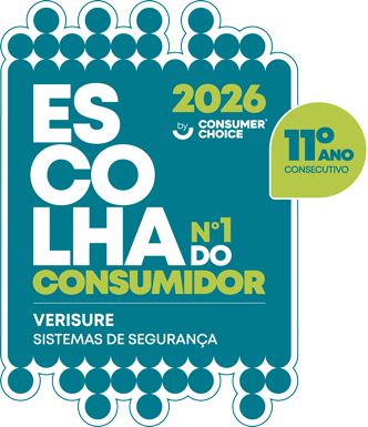 Selo do Prémio Escolha do Consumidor de 2026 atribuído à Verisure
